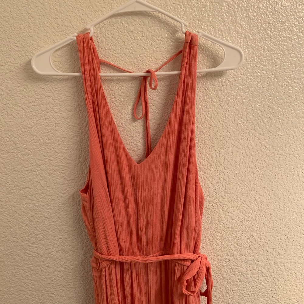 Peach romper jumpsuit